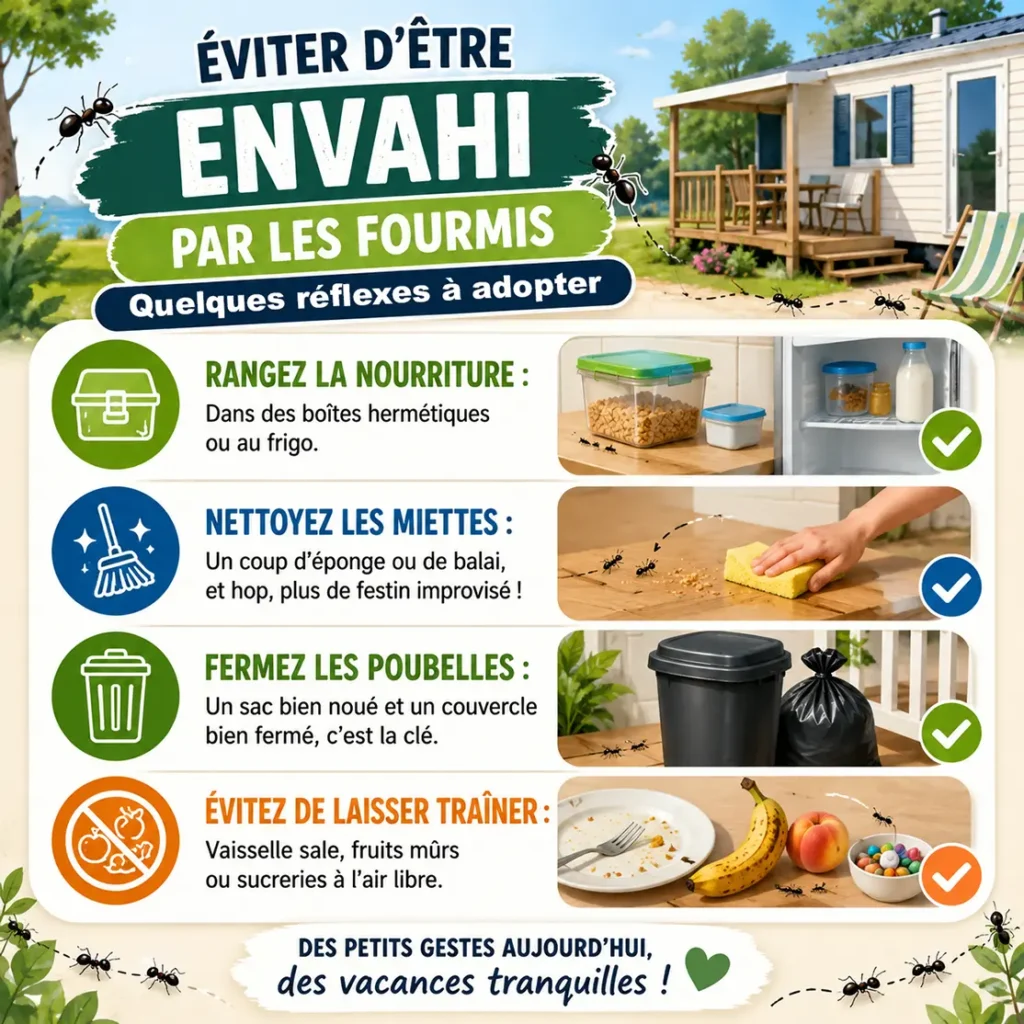Bons réflexes pour ne pas être envahi par les foumis