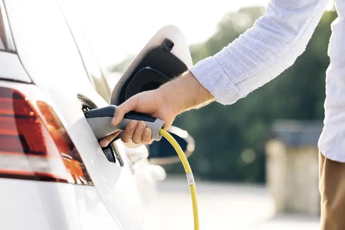 Recharge voiture électrique au camping